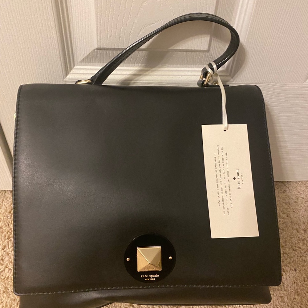 Kate Spade black satchel bag.